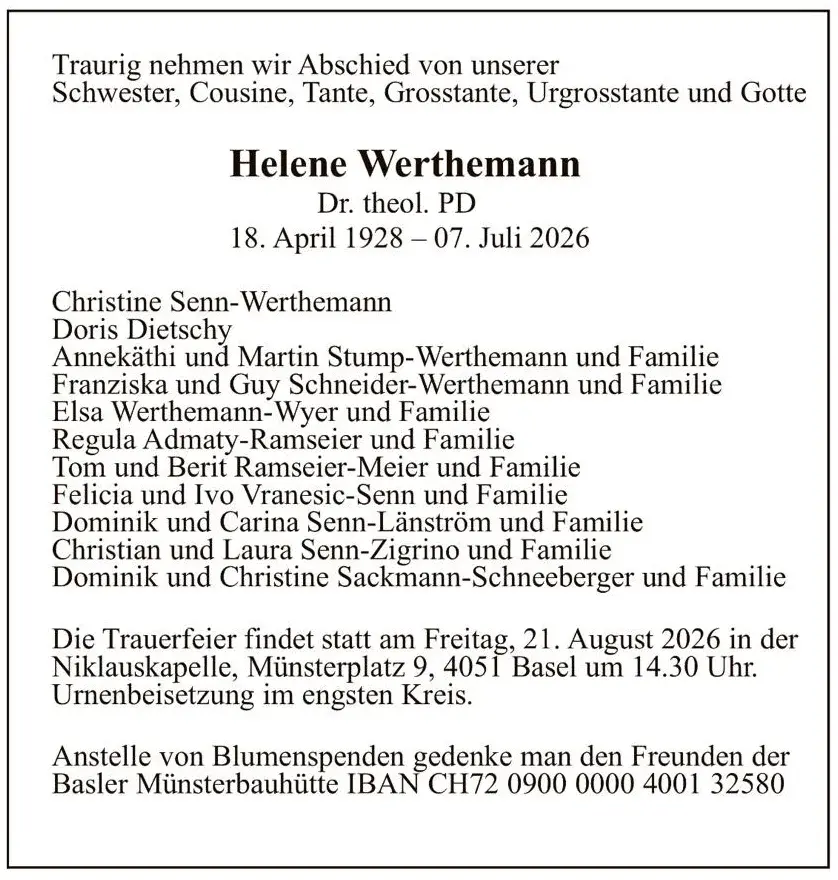 2026 helene werthemann
