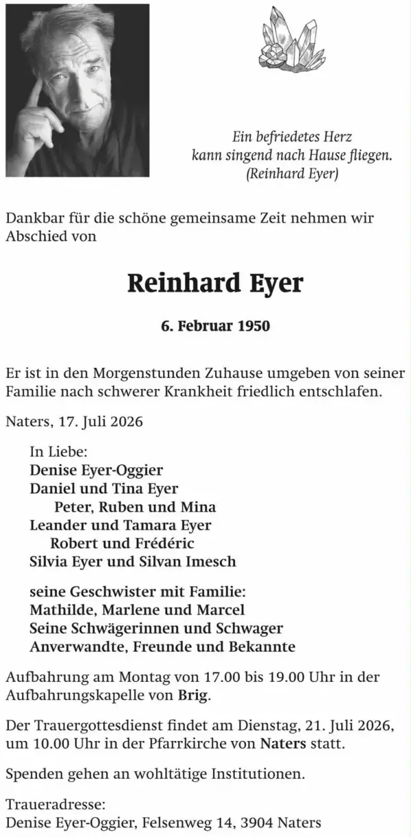 2026 reinhard eyer